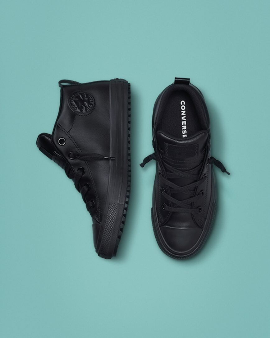 Girls' Converse Chuck Taylor All Star Counter Climate Street Boot High Top Shoes Black | AU 8C051I